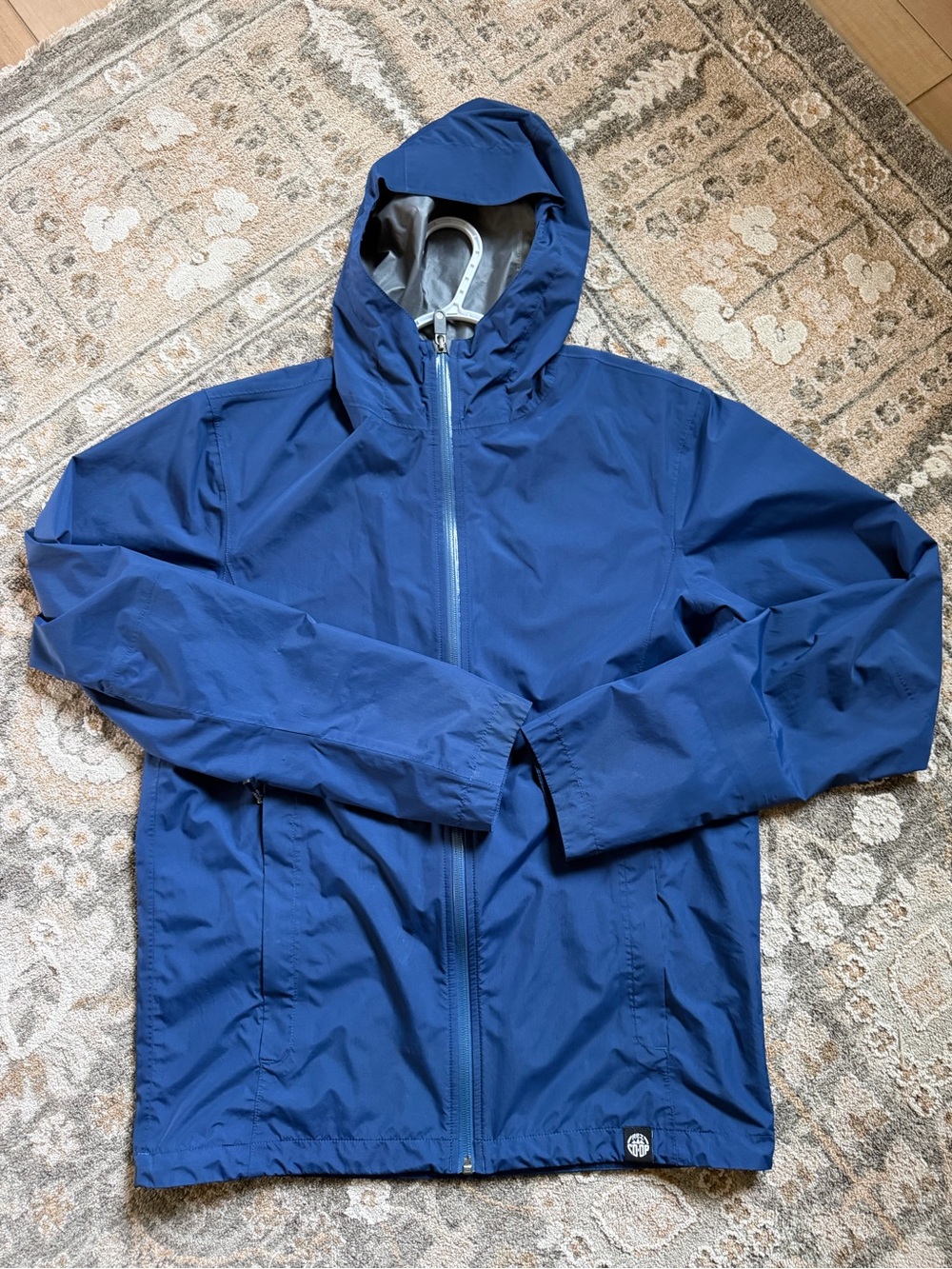 REI Navy Lightweight Hooded Jacket